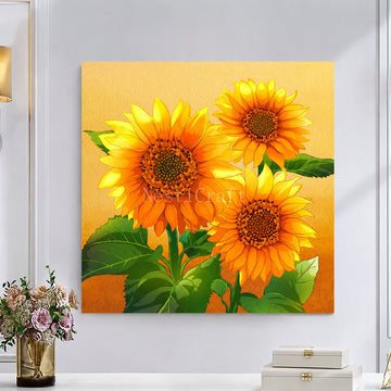 Sunflower Wishes Diamond Painting DIY Kit by Nesti Craft