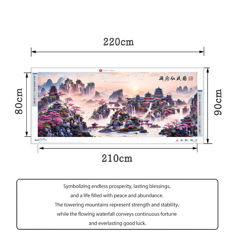 Eastern Landscape Diamond Painting DIY Kit by Nesti Craft