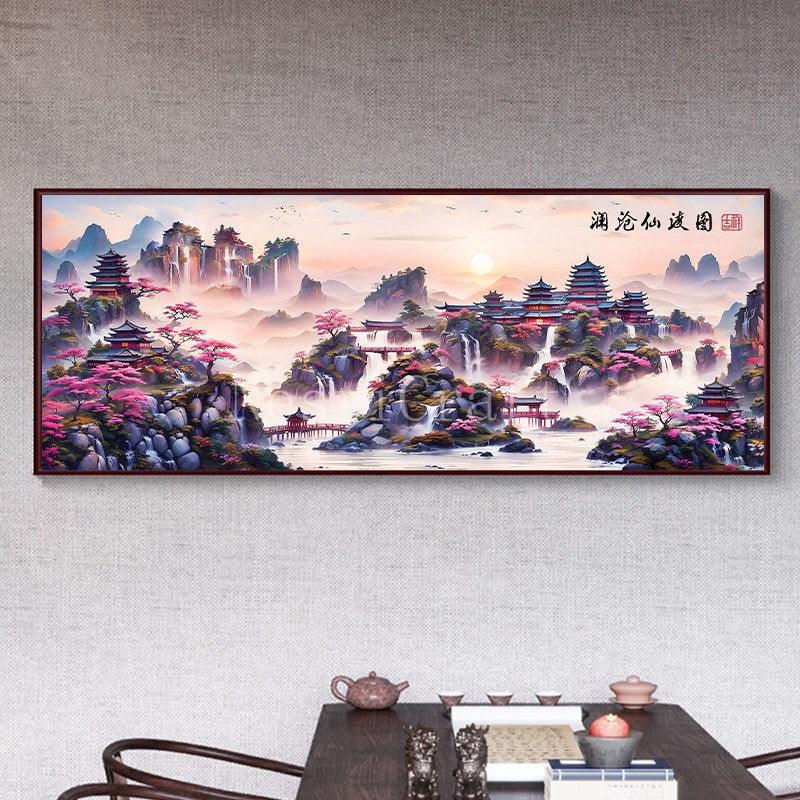 Eastern Landscape Diamond Painting DIY Kit by Nesti Craft