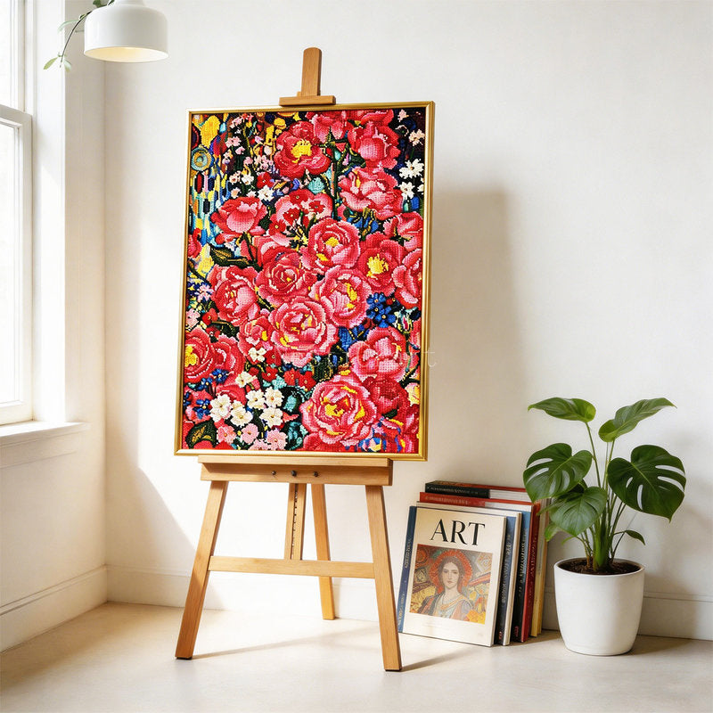 Flourishing Flowers Diamond Painting DIY Kit by Nesti Craft