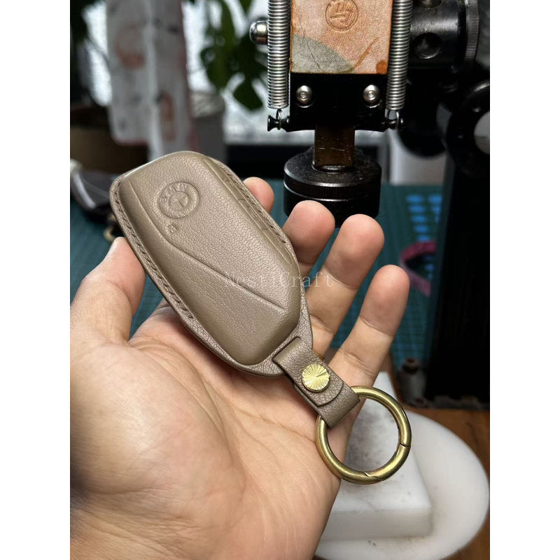 Custom Handmade High-Quality Sheepskin Car Key Case