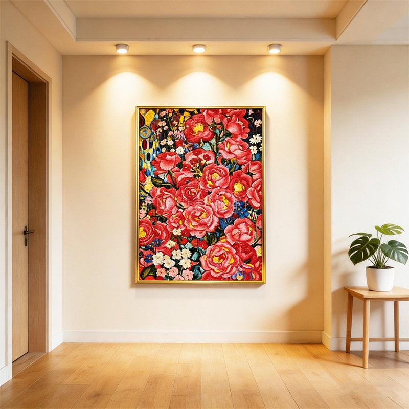 Flourishing Flowers Diamond Painting DIY Kit by Nesti Craft