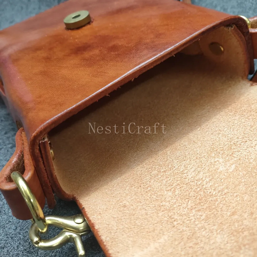 Handmade Genuine Leather Crossbody Bag