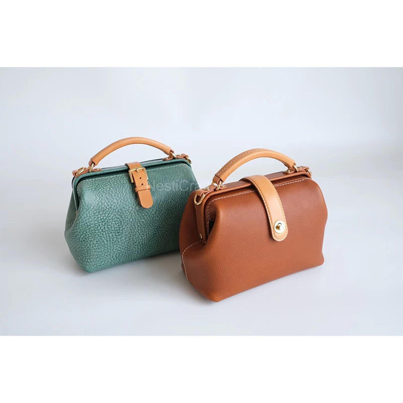 Handmade Top-grain Leather Doctor Bag by Nesti Craft