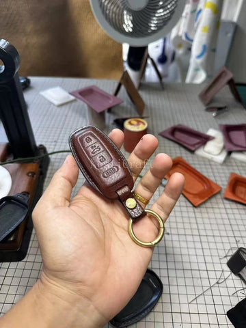 Handmade Italian Soft Genuine Leather Car Key Case