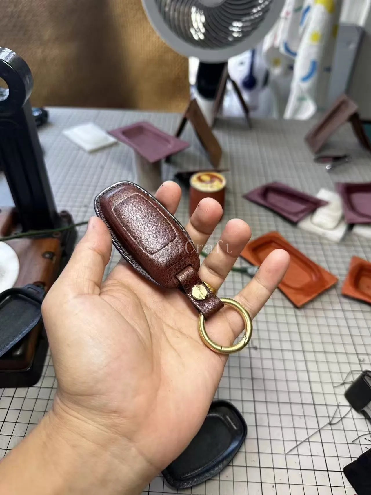 Handmade Italian Soft Genuine Leather Car Key Case