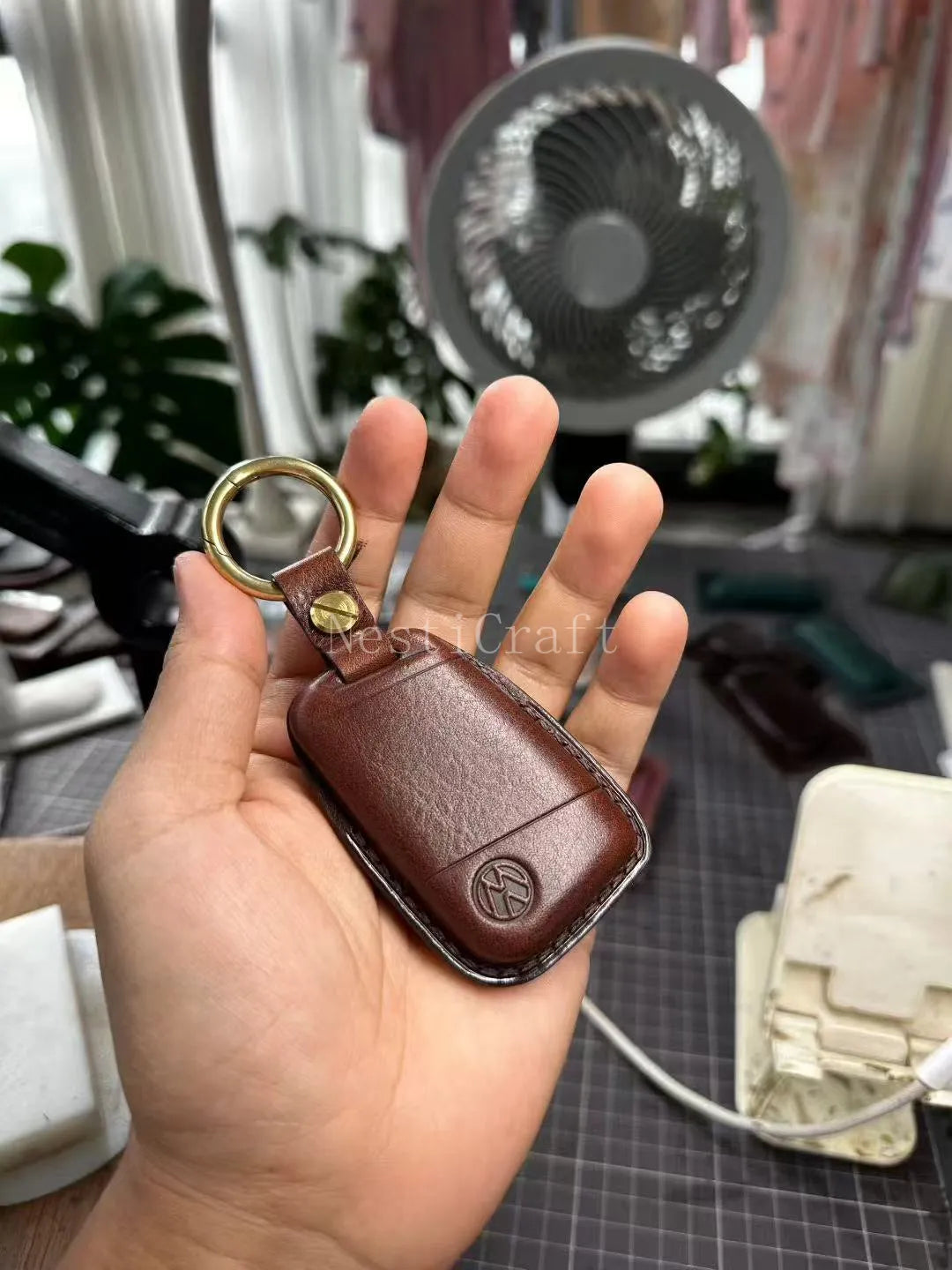 Handmade Italian Soft Genuine Leather Car Key Case
