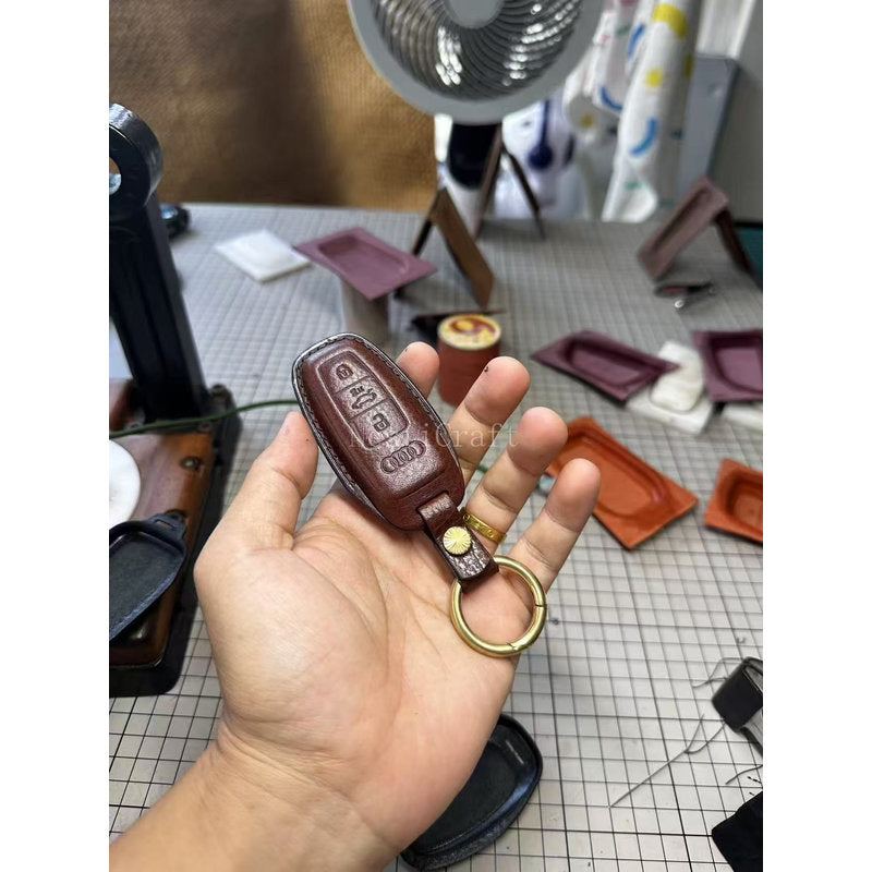 Handmade Italian Soft Genuine Leather Car Key Case