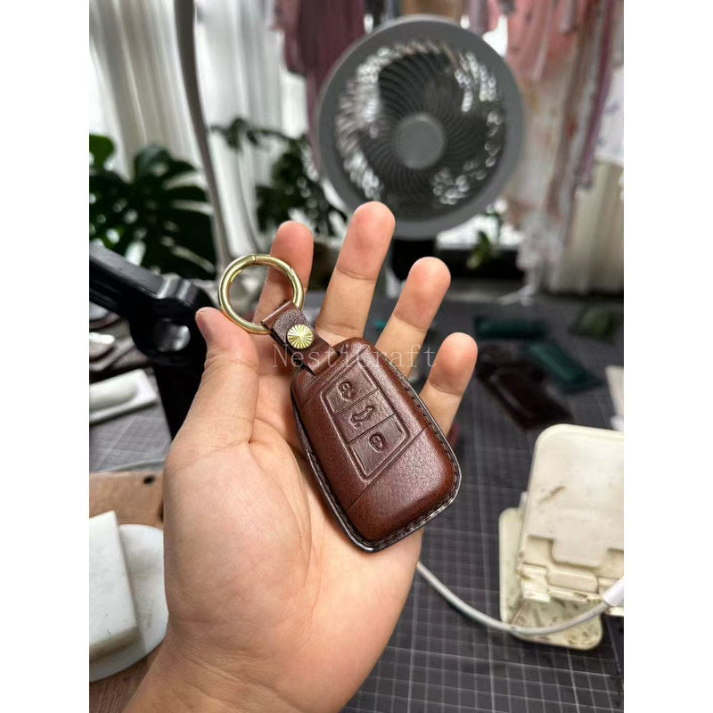 Handmade Italian Soft Genuine Leather Car Key Case