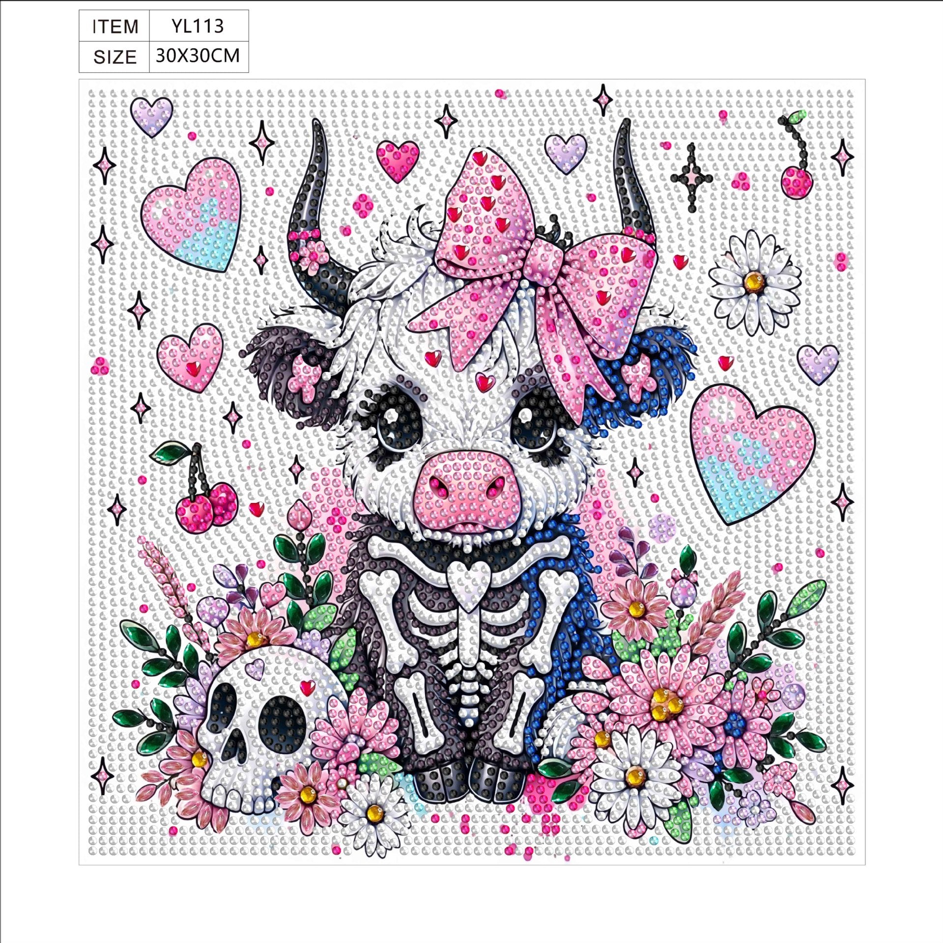 5D Diamond Painting DIY Kit – Colorful Animals & Heart Designs  by Nesti Craft
