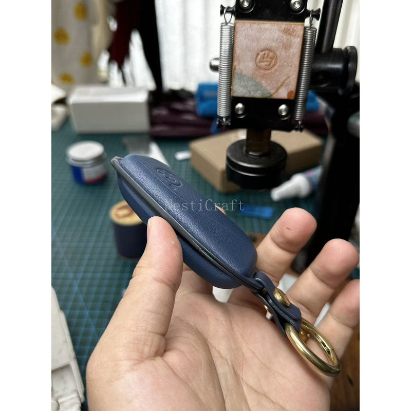 Custom Handmade High-Quality Sheepskin Car Key Case