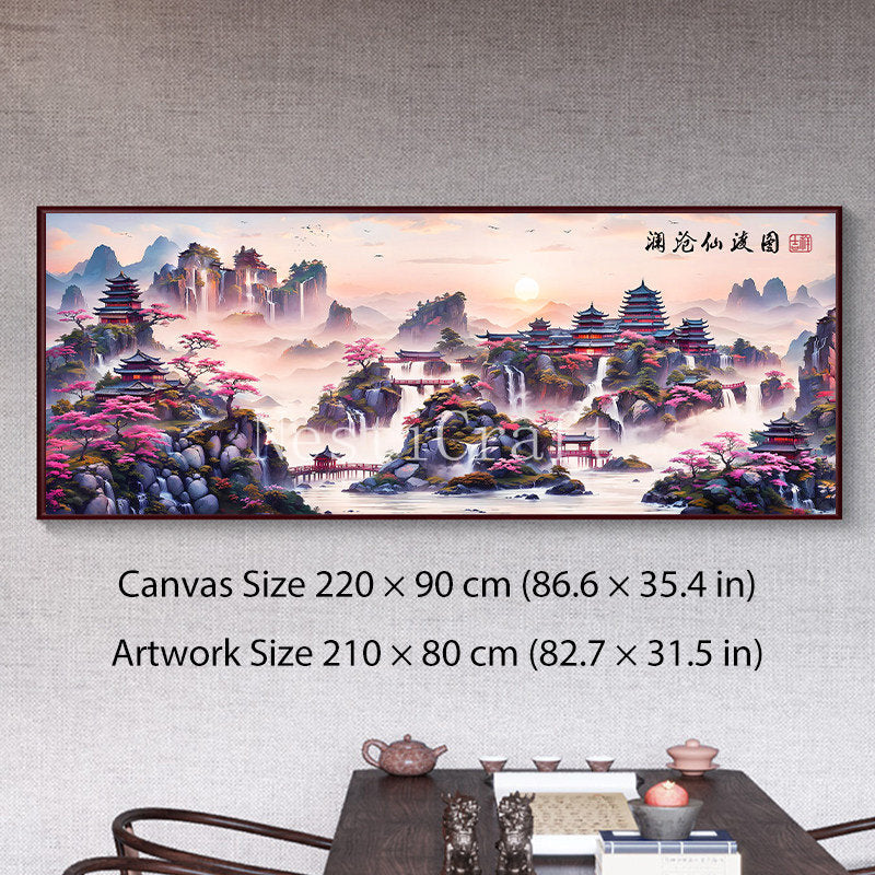 Eastern Landscape Diamond Painting DIY Kit by Nesti Craft
