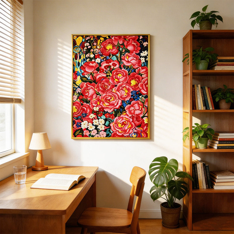 Flourishing Flowers Diamond Painting DIY Kit by Nesti Craft